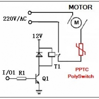 PPTC在電動閥電機的保護應用